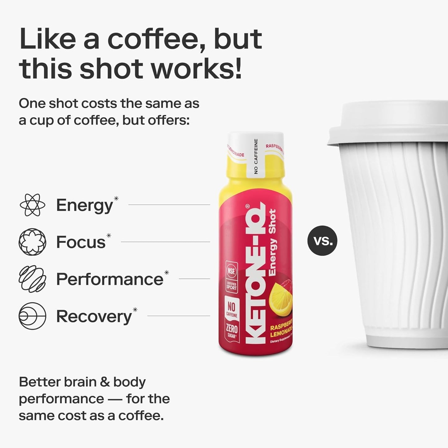 Ketone-IQ No Caffeine Shot
